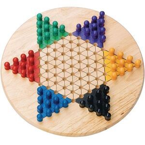 Chinese Checkers with Wood Board